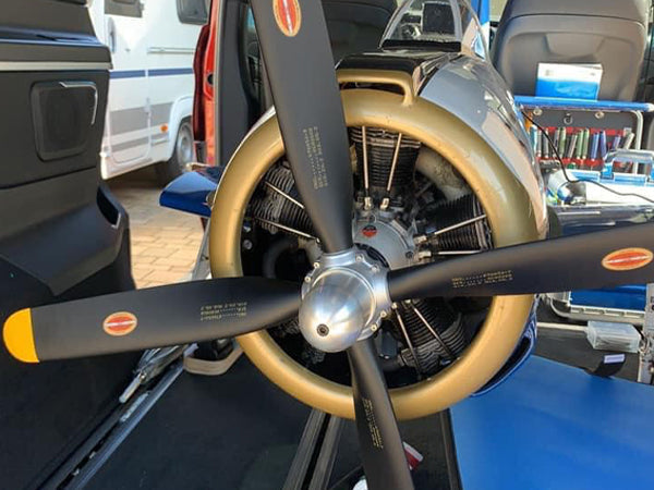 Moki 250 - 28x18 Falcon CS10 4 blade Propeller Carbon (Petrol)