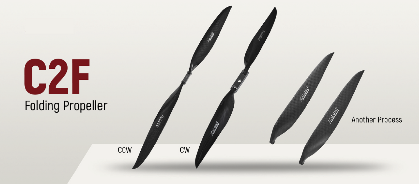Falcon C2F Folding 2 blade Propeller Carbon (Electric)
