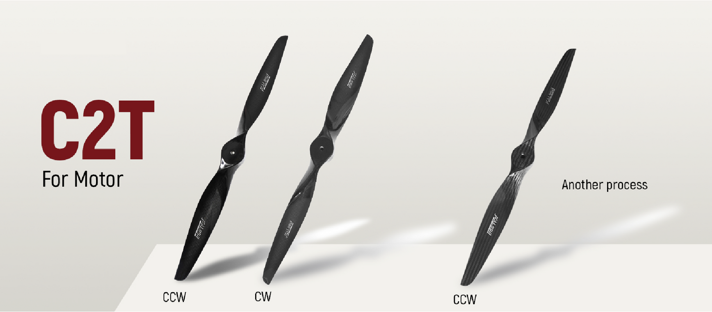Falcon C2T Pusher 2 blade Propeller Carbon (Petrol)