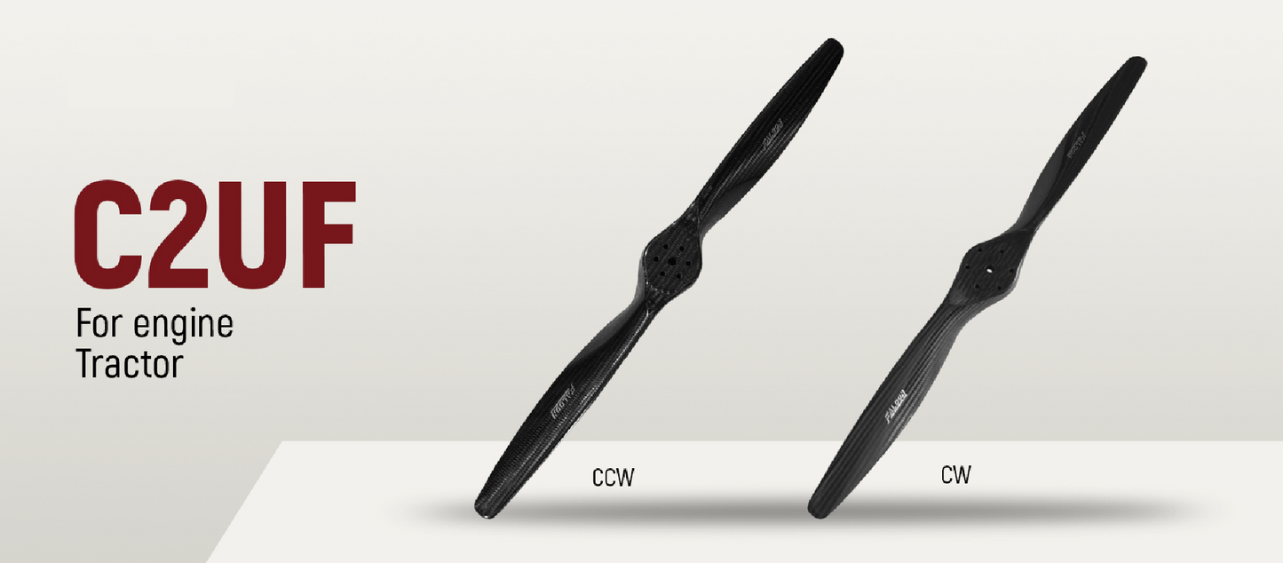 Falcon C2UF 2 blade Tractor Propeller Carbon (Petrol)