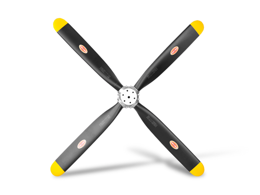 Moki 180 - 25.6x14 Falcon CS10 4 blade Propeller Carbon (Petrol)