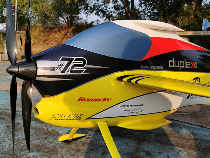 23.5x20 Front Falcon C2CR Contra Rotation 4 blade Propeller Carbon (Electric)