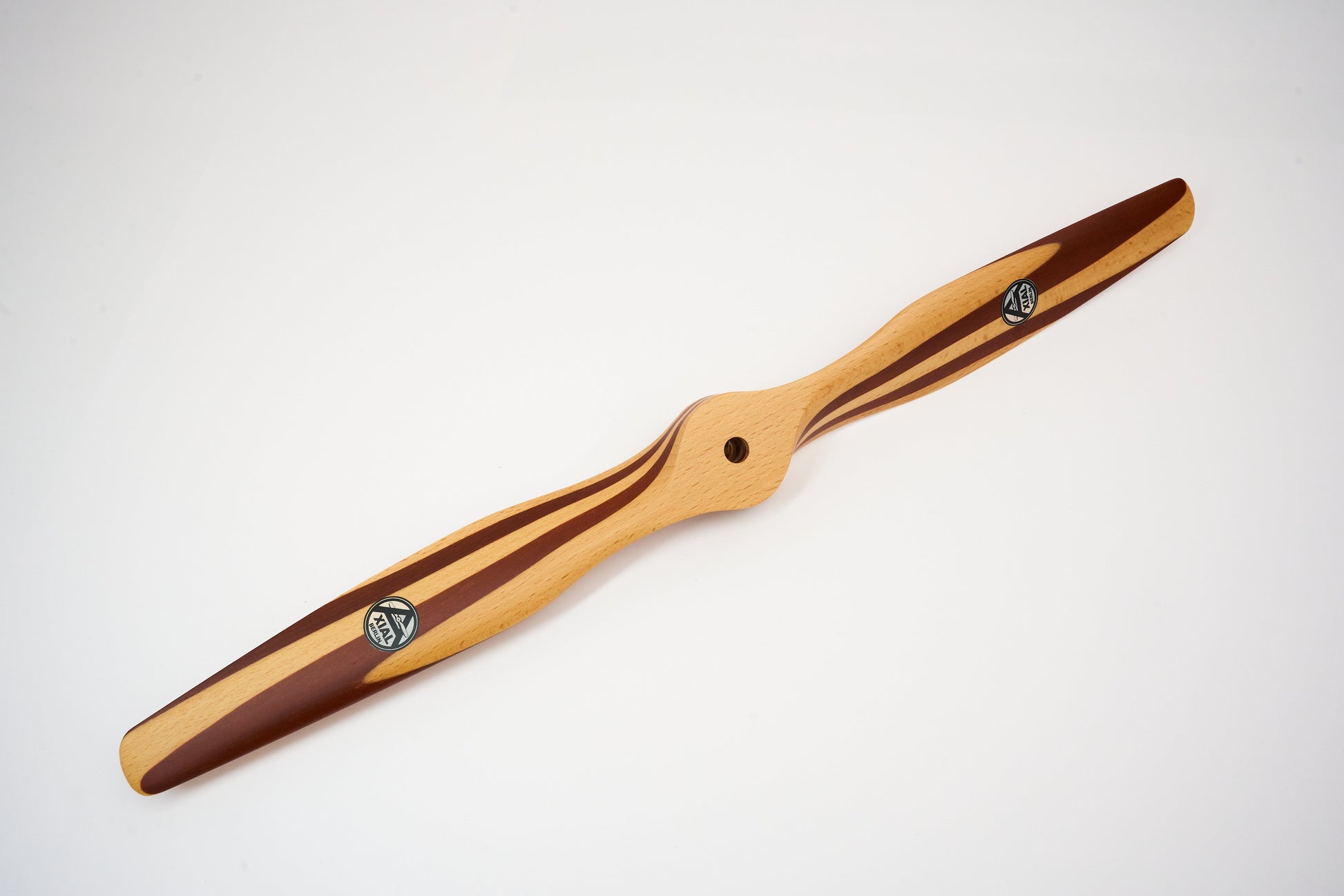 Xoar German axial two-blade propeller, optimized for petrol-powered RC planes with smooth and efficient performance