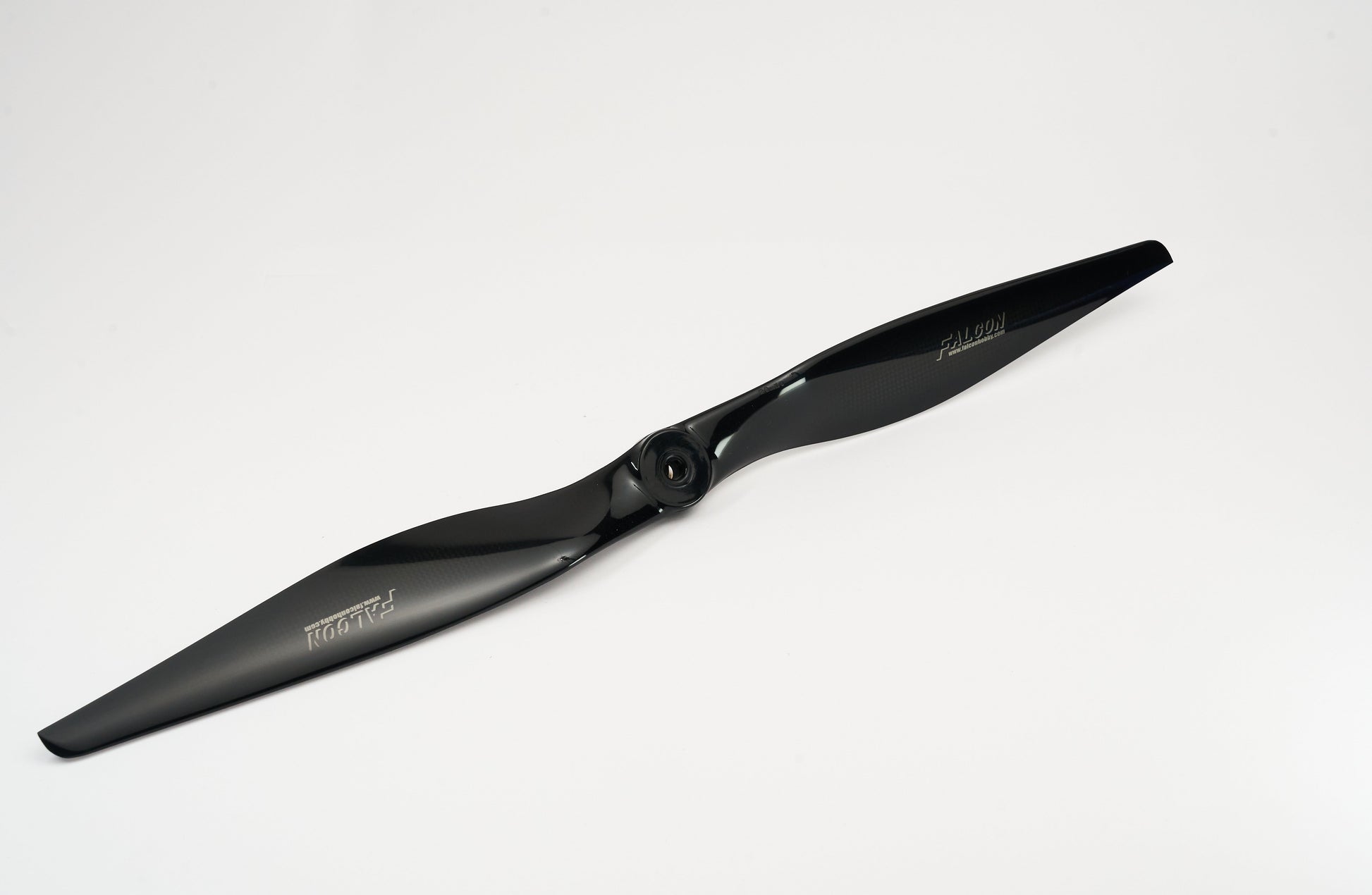 Lightweight and durable Falcon carbon fiber propeller for electric RC planes, featuring a two-blade sports design