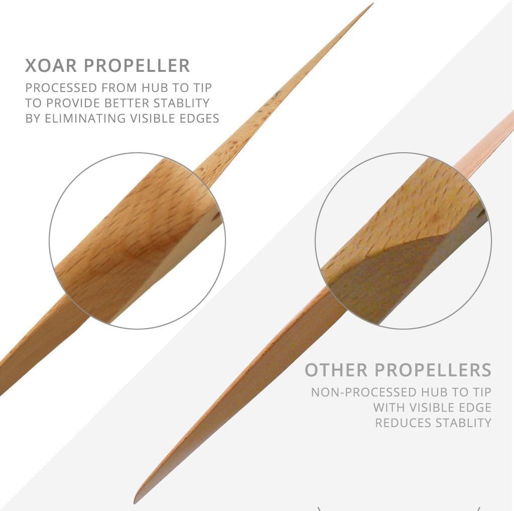 13x6 Xoar Two Blade Sports Beechwood Pusher Propeller (Petrol)
