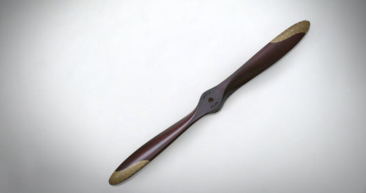 14x10 Xoar Two Blade Lance Beechwood Painted Pusher Propeller (Petrol)